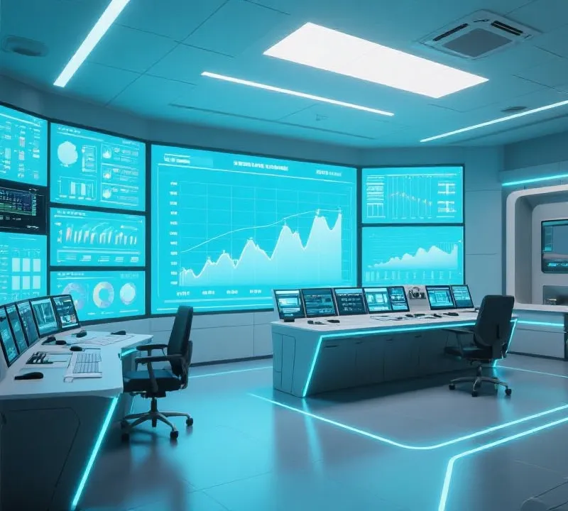 数据分析与监测示意图